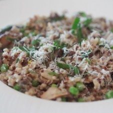 risotto, quinoa risotto, quinotto, healthy low fat risotto